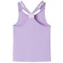 Camiseta de tirantes infantil color lila 128 de , Camisetas para niños - Ref: Foro24-10522, Precio: 7,99 €, Descuento: %