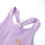 Camiseta de tirantes infantil color lila 128 de , Camisetas para niños - Ref: Foro24-10522, Precio: 7,99 €, Descuento: %