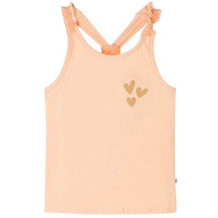 Hellorangefarbenes Kinder-Tanktop 104 von , Kinder-T-Shirts - Ref: Foro24-10515, Preis: 9,99 €, Rabatt: %