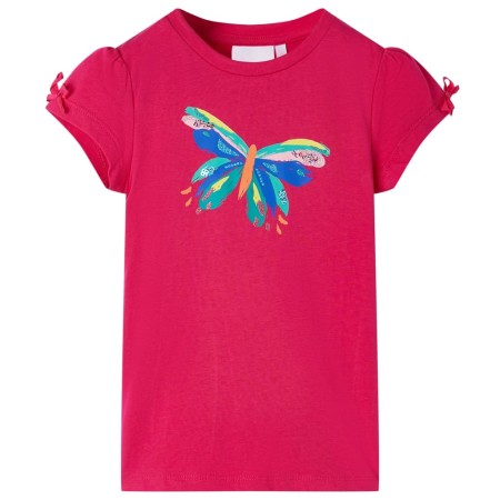 Camiseta infantil rosa chillón 104 de , Camisetas para niños - Ref: Foro24-10995, Precio: 9,58 €, Descuento: %