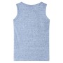 Kinder Tanktop Melange Blau 104 von , Kinder-T-Shirts - Ref: Foro24-12495, Preis: 8,89 €, Rabatt: %