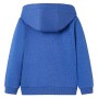 Children's sweatshirt with hood and zip blue mélange 92 by , Kids T-shirts - Ref: Foro24-11889, Price: 13,21 €, Discount: %