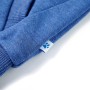 Children's sweatshirt with hood and zip blue mélange 92 by , Kids T-shirts - Ref: Foro24-11889, Price: 13,21 €, Discount: %