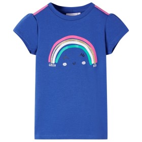 Camiseta infantil azul cobalto 116 de , Camisetas para niños - Ref: Foro24-11111, Precio: 7,99 €, Descuento: %