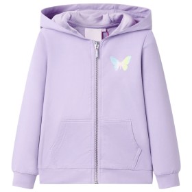 Sudadera infantil con capucha color lila 92 de , Camisetas para niños - Ref: Foro24-10844, Precio: 18,99 €, Descuento: %