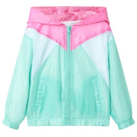 Children's jacket with hood and multicolored zipper 104 by , Children's outerwear - Ref: Foro24-10825, Price: 12,99 €, Discou...