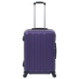 Set of 3 purple hard-shell trolley suitcases with wheels made of ABS. by vidaXL, Suitcases - Ref: Foro24-91877, Price: 128,88...