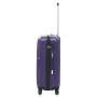 Set of 3 purple hard-shell trolley suitcases with wheels made of ABS. by vidaXL, Suitcases - Ref: Foro24-91877, Price: 128,88...