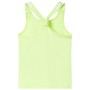 Neon yellow children's tank top 140 by , Kids T-shirts - Ref: Foro24-11153, Price: 9,49 €, Discount: %