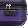 Set of 3 purple hard-shell trolley suitcases with wheels made of ABS. by vidaXL, Suitcases - Ref: Foro24-91877, Price: 128,88...