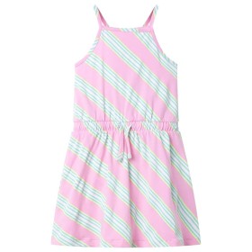 Sleeveless children's dress with pink drawstring 128 by , Children's dresses - Ref: Foro24-11172, Price: 11,99 €, Discount: %