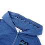 Children's sweatshirt with hood and zipper dark blue mélange 140 by , Kids T-shirts - Ref: Foro24-12358, Price: 17,05 €, Disc...