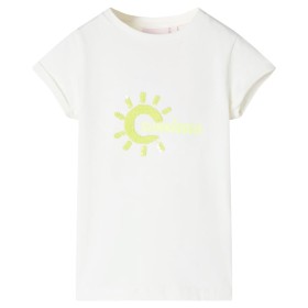 Ecru children's t-shirt 92 by , Kids T-shirts - Ref: Foro24-11179, Price: 9,99 €, Discount: %