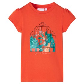 Camiseta infantil naranja oscuro 92 de , Camisetas para niños - Ref: Foro24-11359, Precio: 9,99 €, Descuento: %