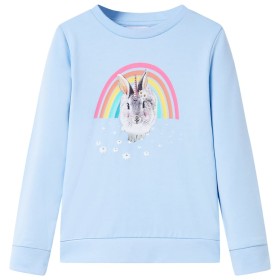 Hellblaues Kinder-Sweatshirt 92 von , Kinder-T-Shirts - Ref: Foro24-10749, Preis: 13,99 €, Rabatt: %