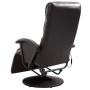 Sillón de masaje reclinable para TV cuero sintético marrón de vidaXL, Sillones de masaje eléctricos - Ref: Foro24-248483, Pre...