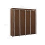 Wardrobe with 4 brown compartments 175x45x170 cm by vidaXL, Wardrobes - Ref: Foro24-282446, Price: 56,40 €, Discount: %