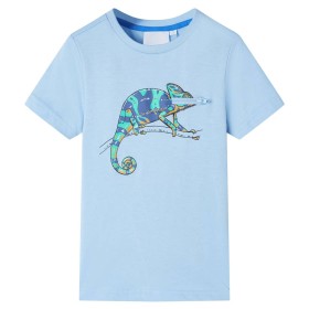 Children's short-sleeved t-shirt light blue 104 by , Kids T-shirts - Ref: Foro24-12015, Price: 9,99 €, Discount: %