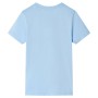 Camiseta infantil de manga corta azul claro 128 de , Camisetas para niños - Ref: Foro24-12017, Precio: 7,88 €, Descuento: %