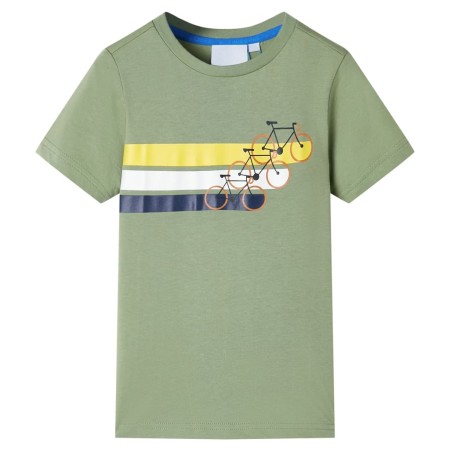 Camiseta infantil de manga corta caqui claro 140 de , Camisetas para niños - Ref: Foro24-12178, Precio: 9,35 €, Descuento: %