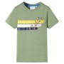 Helles Khaki Kurzarm-T-Shirt für Kinder 140 von , Kinder-T-Shirts - Ref: Foro24-12178, Preis: 9,99 €, Rabatt: %