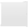 Mesitas noche 2 uds contrachapada blanco brillo 40x30x30 cm de vidaXL, Mesitas de noche - Ref: Foro24-801066, Precio: 79,34 €...