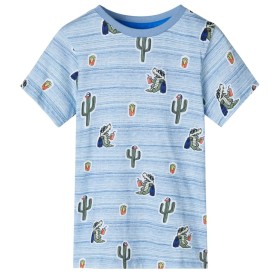 Camiseta infantil mezcla azules 92 de , Camisetas para niños - Ref: Foro24-12474, Precio: 9,99 €, Descuento: %