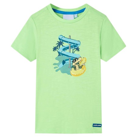 Camiseta infantil verde neón 92 de , Camisetas para niños - Ref: Foro24-12469, Precio: 9,12 €, Descuento: %