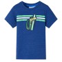 Camiseta infantil azul oscuro mélange 140 de , Camisetas para niños - Ref: Foro24-12488, Precio: 9,51 €, Descuento: %