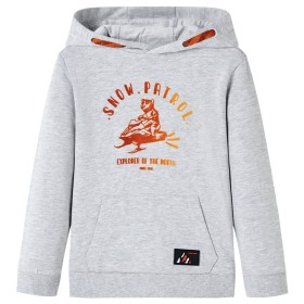 Kinder-Sweatshirt mit Kapuze in Grau und Orange 92 von , Kinder-T-Shirts - Ref: Foro24-12779, Preis: 14,99 €, Rabatt: %