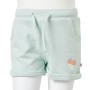 Children's shorts with drawstring light mint green mixed 92 by , kids pants - Ref: Foro24-10974, Price: 10,26 €, Discount: %