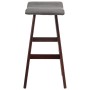 Kitchen stools 2 units dark gray fabric by vidaXL, Kitchen stools - Ref: Foro24-249583, Price: 103,18 €, Discount: %