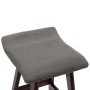 Kitchen stools 2 units dark gray fabric by vidaXL, Kitchen stools - Ref: Foro24-249583, Price: 103,18 €, Discount: %