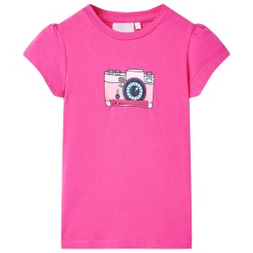 Camiseta infantil rosa oscuro 128 de , Camisetas para niños - Ref: Foro24-10467, Precio: 9,99 €, Descuento: %