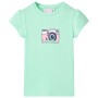 Camiseta infantil verde brillante 140 de , Camisetas para niños - Ref: Foro24-10478, Precio: 9,99 €, Descuento: %