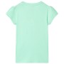 Camiseta infantil verde brillante 140 de , Camisetas para niños - Ref: Foro24-10478, Precio: 9,99 €, Descuento: %