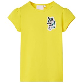 Leuchtend gelbes Kinder-T-Shirt 92 von , Kinder-T-Shirts - Ref: Foro24-10789, Preis: 9,99 €, Rabatt: %