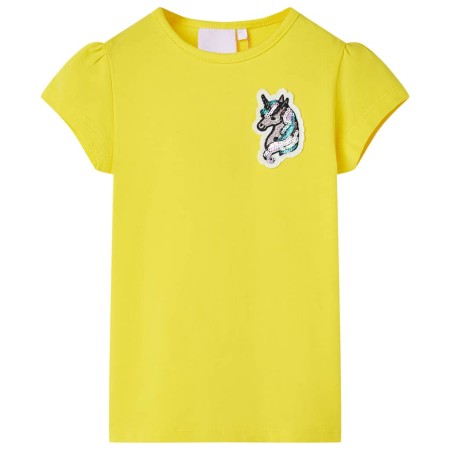 Camiseta infantil amarillo brillante 92 de , Camisetas para niños - Ref: Foro24-10789, Precio: 9,74 €, Descuento: %