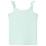 Camiseta de tirantes infantil verde menta claro 116 de , Camisetas para niños - Ref: Foro24-10796, Precio: 8,99 €, Descuento: %