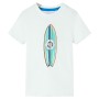 Children's short-sleeved t-shirt in ecru color 92 by , Kids T-shirts - Ref: Foro24-11809, Price: 9,27 €, Discount: %