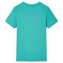 Kurzarm-T-Shirt für Kinder in dunklem Mintgrün 116 von , Kinder-T-Shirts - Ref: Foro24-11856, Preis: 9,00 €, Rabatt: %