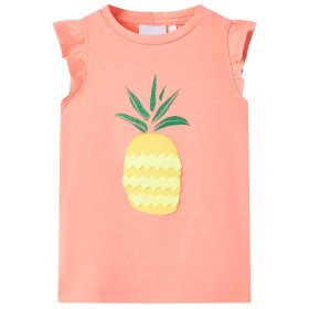 Neon coral children's t-shirt 140 by , Kids T-shirts - Ref: Foro24-11288, Price: 9,99 €, Discount: %