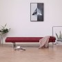 Sofa bed with two wine red polyester pillows by vidaXL, Sofas - Ref: Foro24-282191, Price: 182,52 €, Discount: %