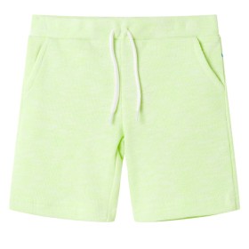 Children's shorts with neon yellow drawstring 92 by , kids pants - Ref: Foro24-12614, Price: 10,99 €, Discount: %