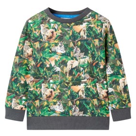 Light petrol blue children's sweatshirt 128 by , Kids T-shirts - Ref: Foro24-12022, Price: 12,99 €, Discount: %