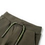 Pantalones cortos infantiles con cordón caqui oscuro 128 de , Pantalones de niños - Ref: Foro24-12202, Precio: 9,06 €, Descue...