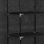 Wardrobe with compartments and black fabric rods 150x45x175 cm by vidaXL, Wardrobes - Ref: Foro24-282453, Price: 41,24 €, Dis...