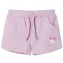 Pantalones cortos infantiles con cordón color lila mixto 92 de , Pantalones de niños - Ref: Foro24-10969, Precio: 12,06 €, De...