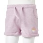 Pantalones cortos infantiles con cordón color lila mixto 92 de , Pantalones de niños - Ref: Foro24-10969, Precio: 12,06 €, De...