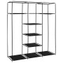 Wardrobe with compartments and black fabric rods 150x45x175 cm by vidaXL, Wardrobes - Ref: Foro24-282453, Price: 41,24 €, Dis...